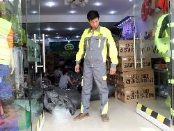 Quần áo bảo hộ UniShield pha vàng Qa025